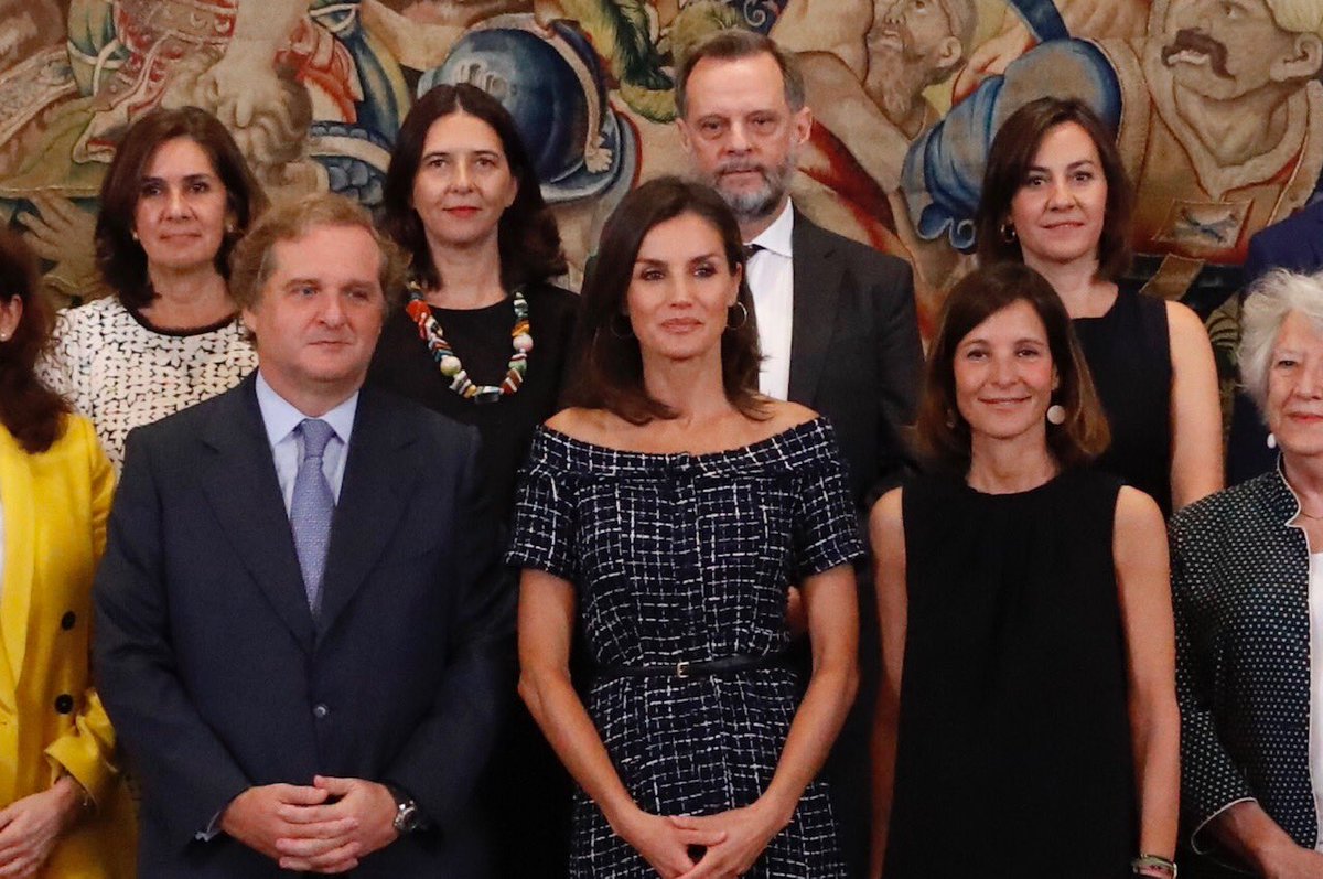 Queen Letizia hosts audiences at Zarzuela Palace
