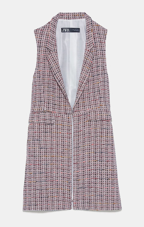Zara Textured Waistcoat UFO No More