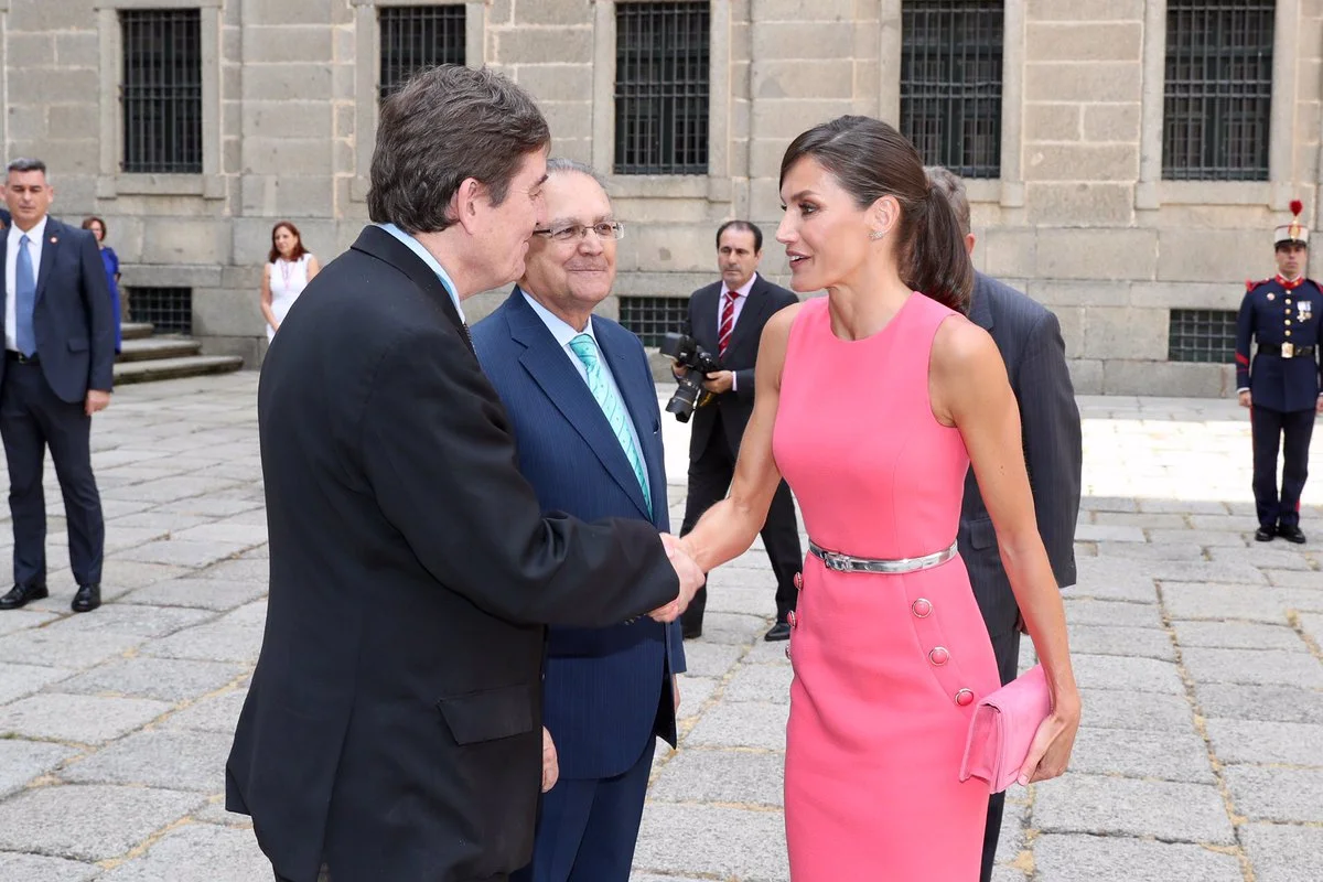 Queen Letizia attends audience and Cervantes Institute meeting