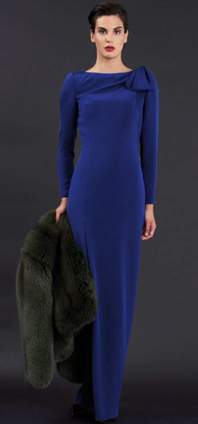 Georg et Arend Haldis Gown in Blue