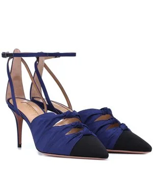 Aquazzura Mondaine 75 Grosgrain Pumps