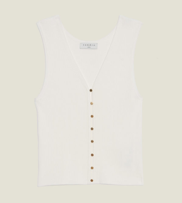 sandro knit vest