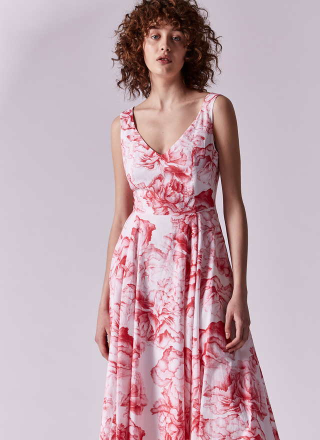 Adolfo Domínguez Floral Spring Dress