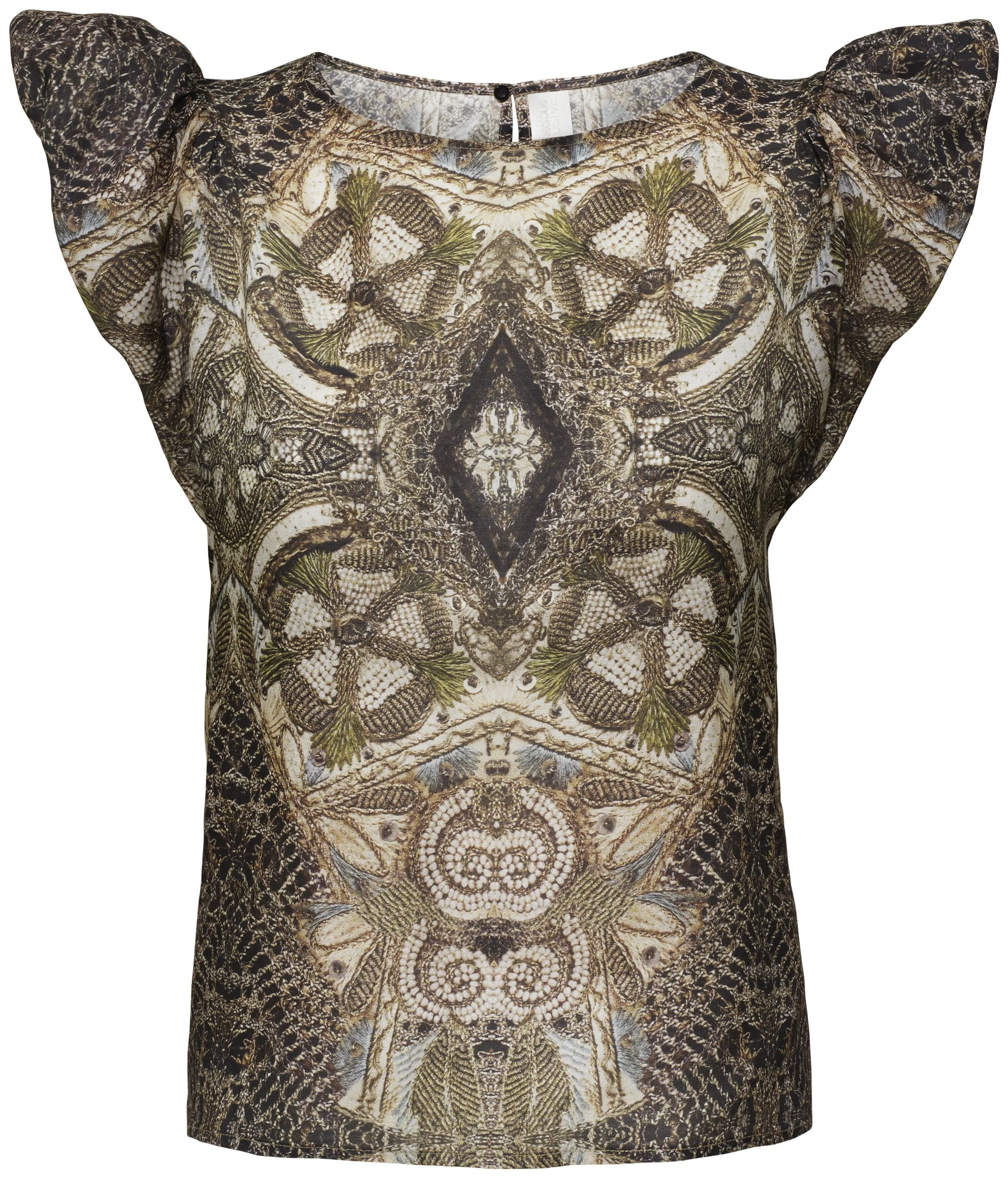 H&M Conscious Collection Puff-Sleeve Top