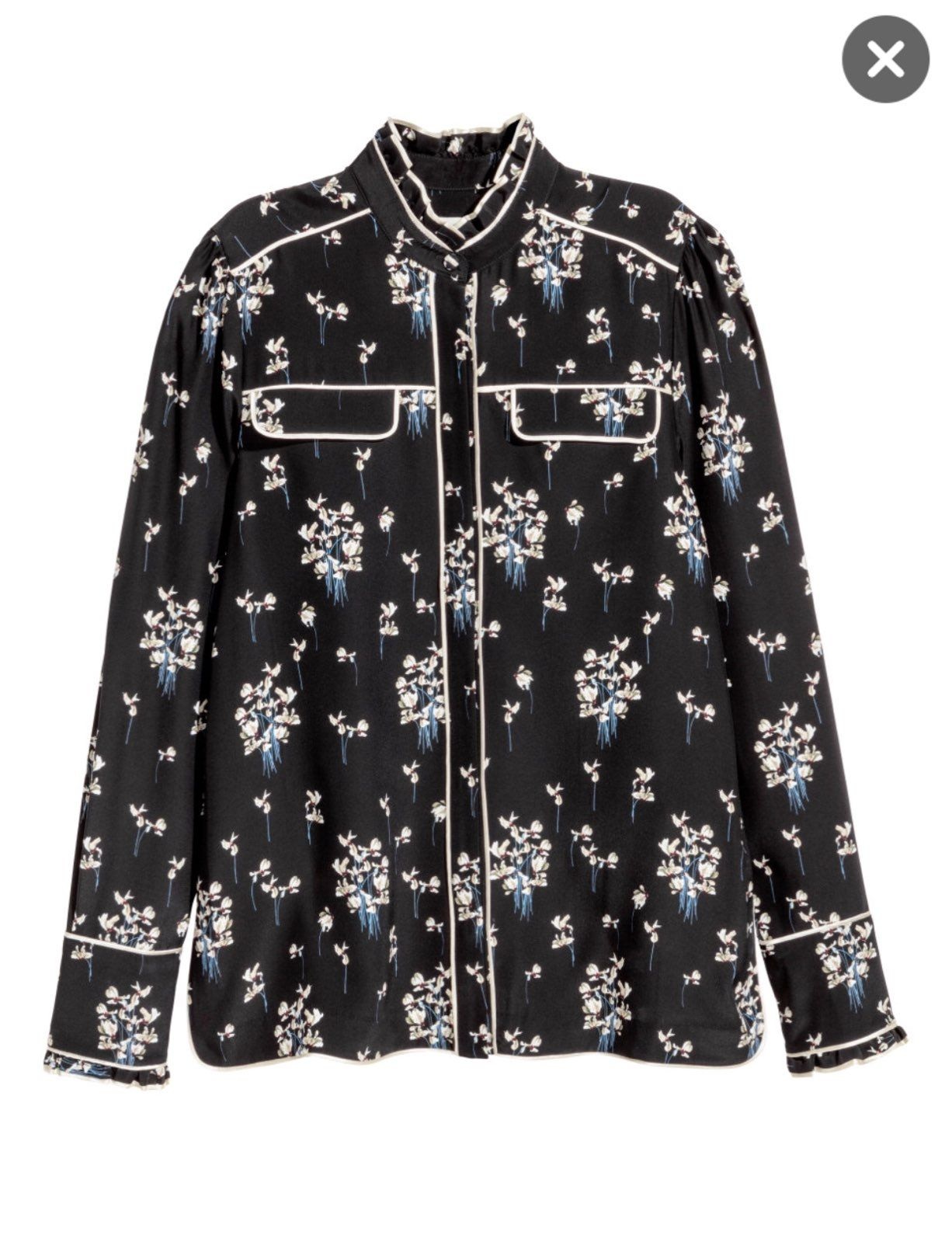 Erdem x H&M Floral Blouse — UFO No More