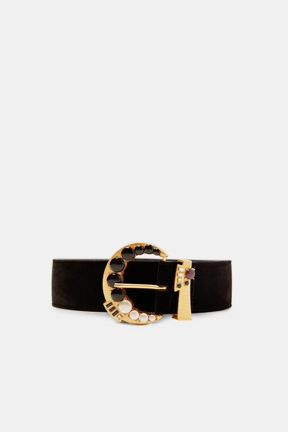 Zara Belt with Acetate-Effect Buckle — UFO No More display picture 2