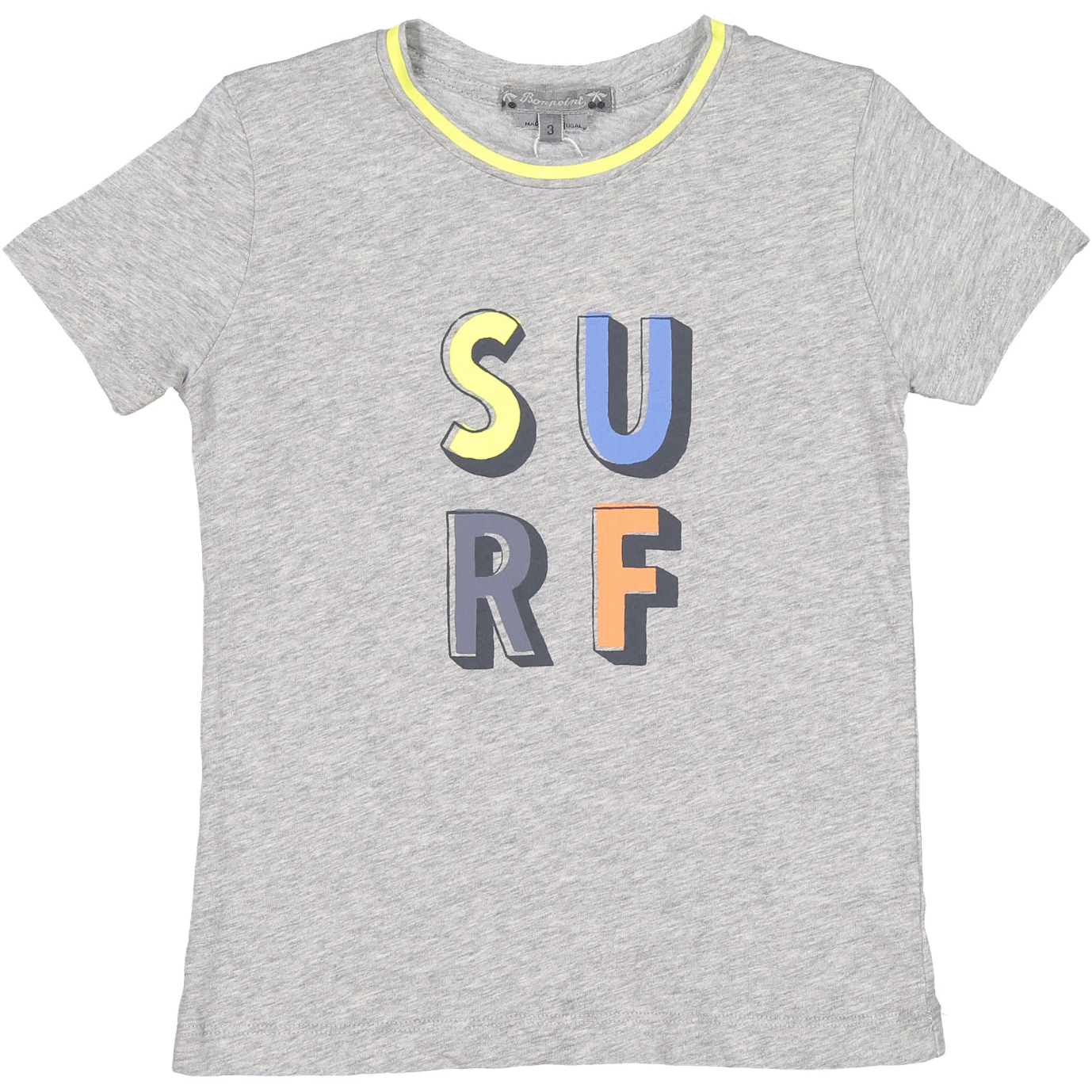 Bonpoint Surf Tee in Heather Grey