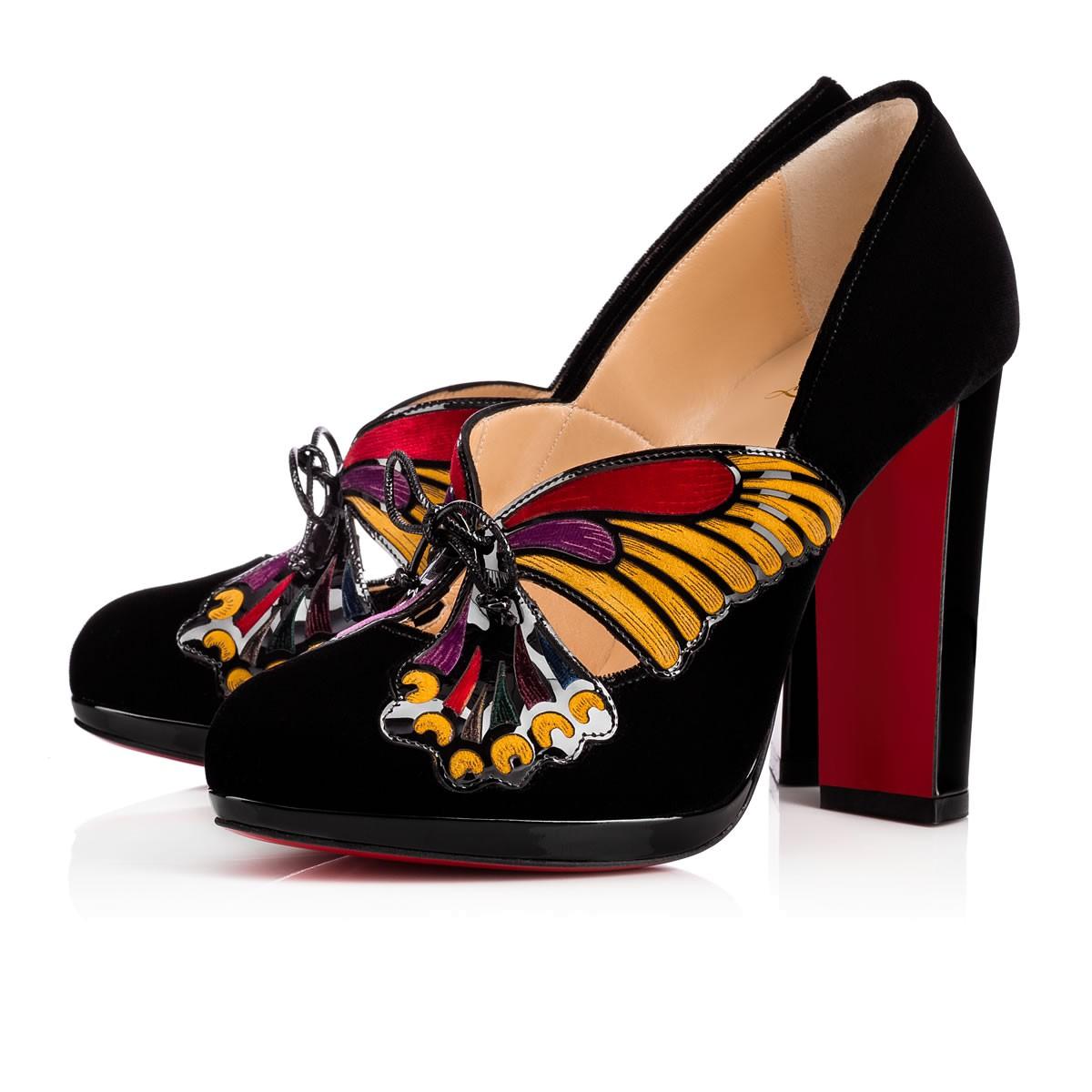 christian louboutin butterfly heels