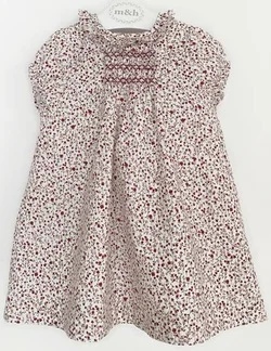 M&H Red Floral Dress