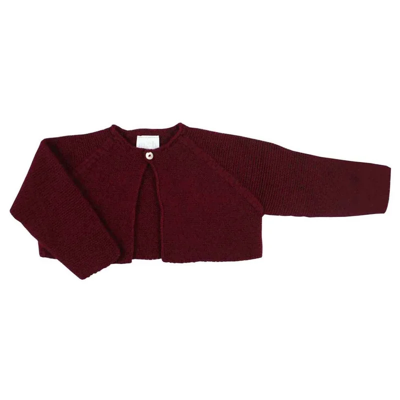 M&amp;H Knit Cardigan in Burgundy