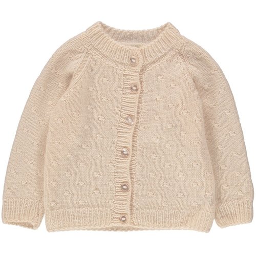 Olivier Baby Cream Cashmere Rose Stitch Cardigan — UFO No More