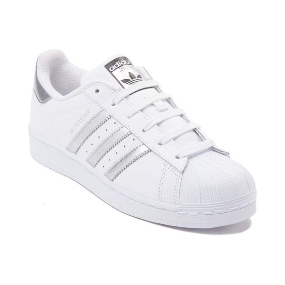 Adidas Superstar Trainers in Silver — UFO No More