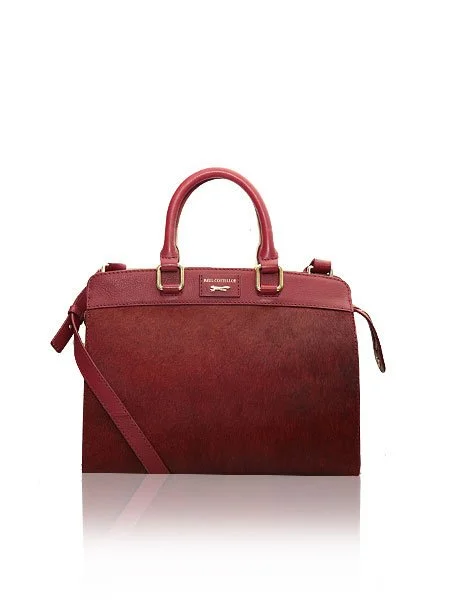 Paul Costelloe Pony Serval Tote in Red