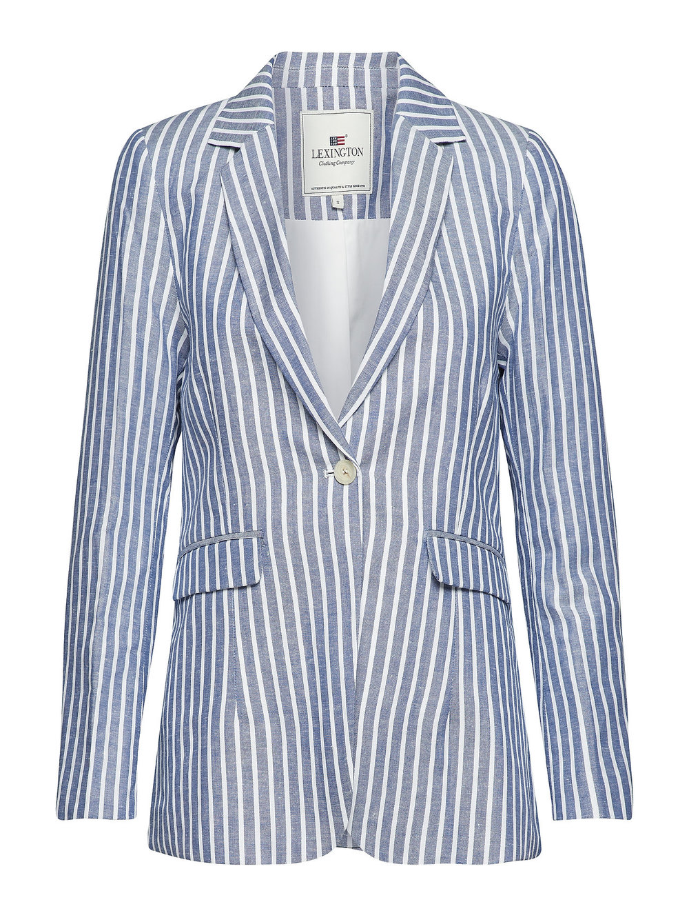 Lexington Company Frida Blazer in Striped Linen — UFO No More