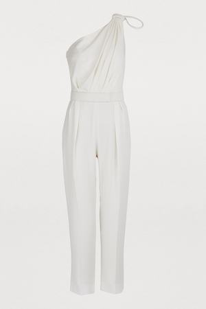 Max Mara Amerigo Jumpsuit in White — UFO No More