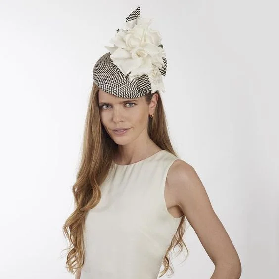 Jess Collett Fiorella Hat in Ivory