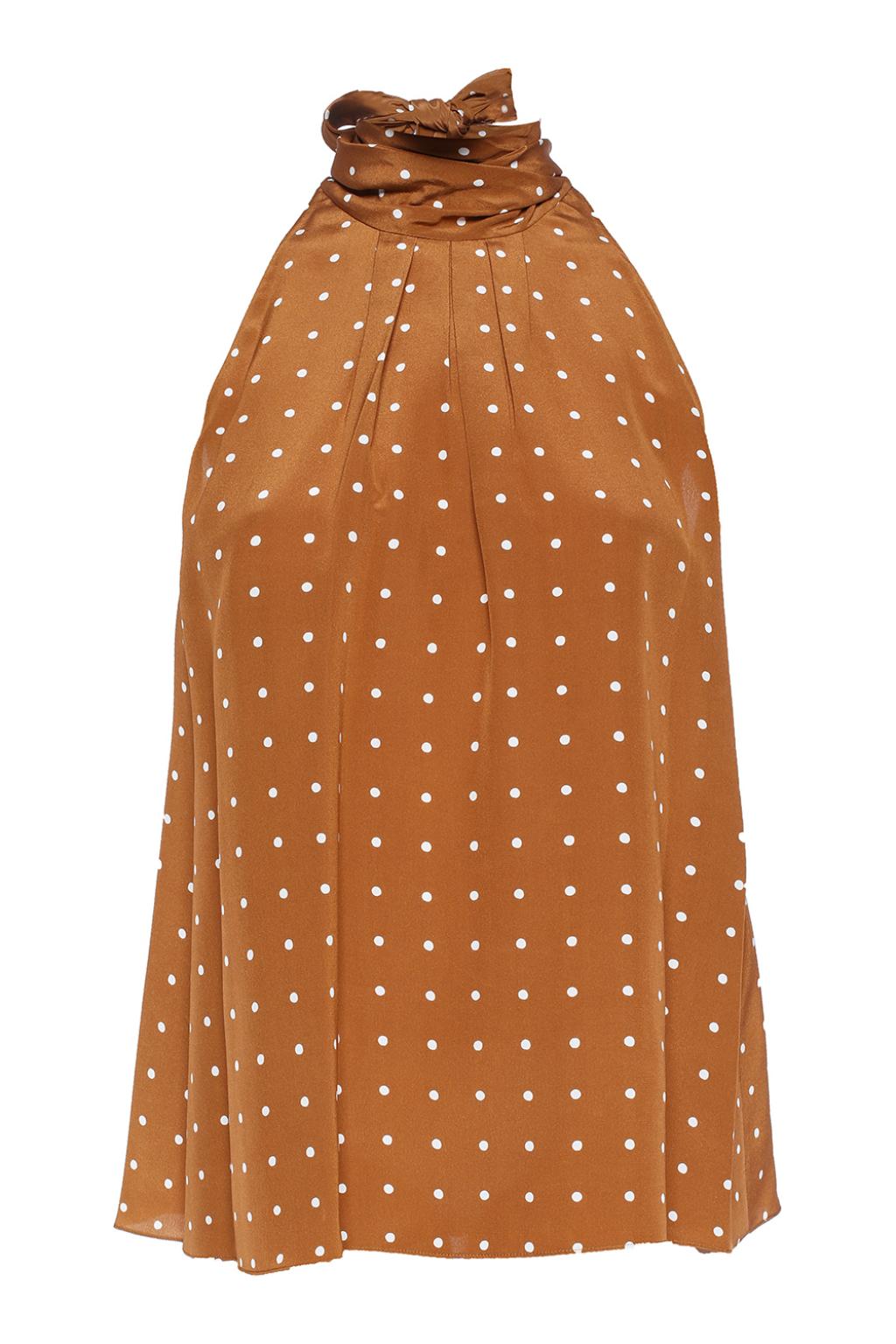 polka dot halter top