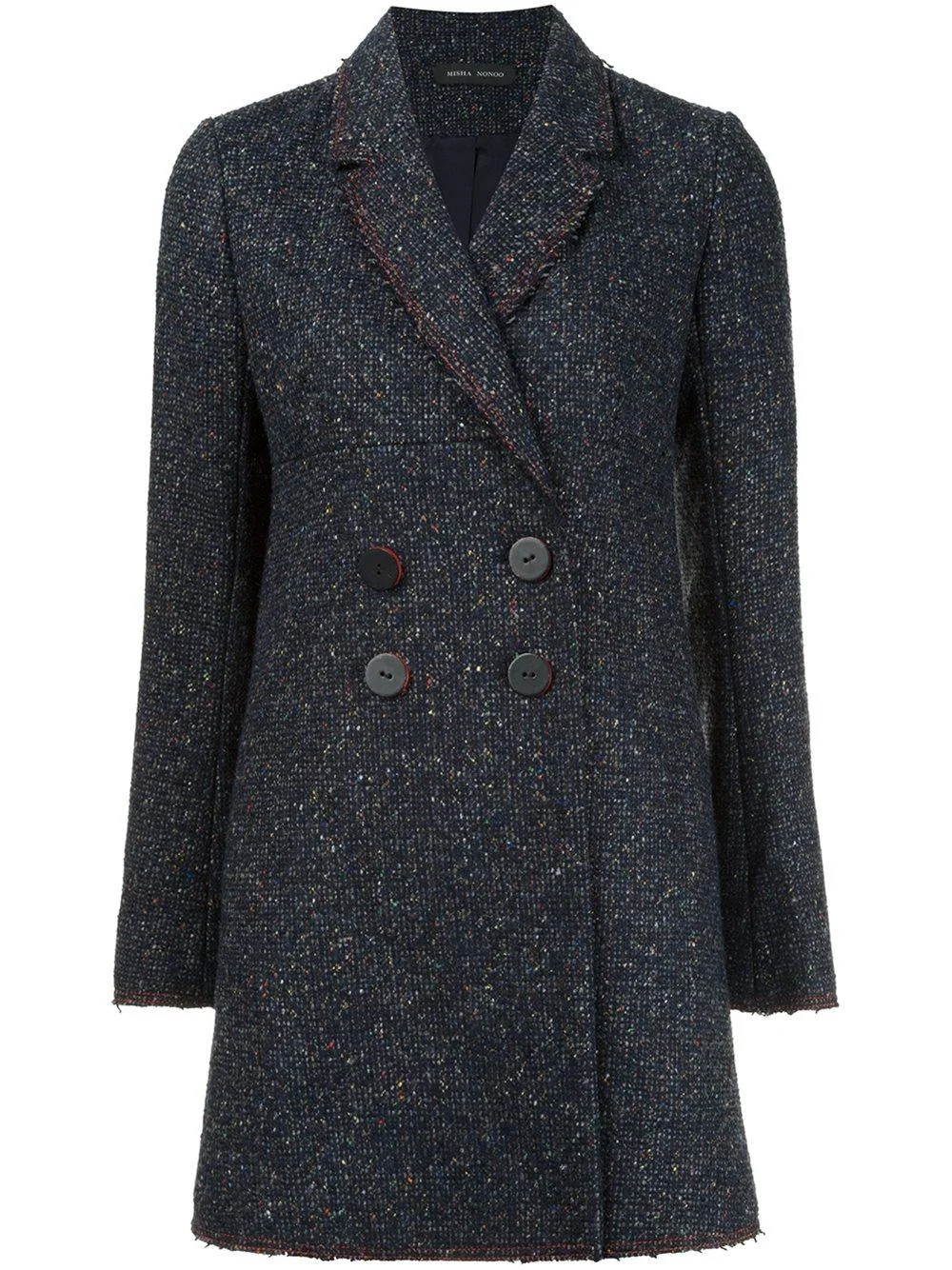 Misha Nonoo Charlotte Coat in Navy/Black