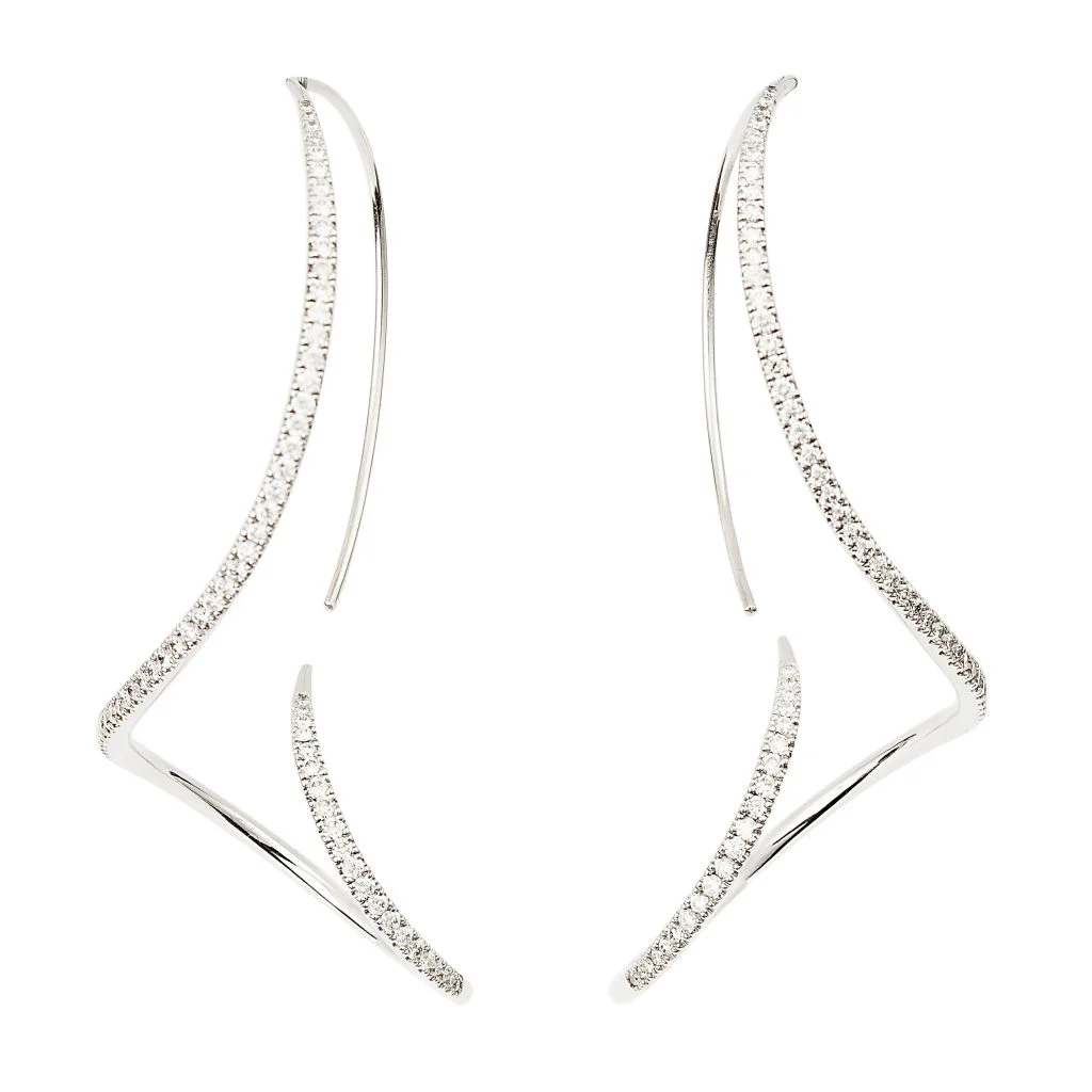 Engelbert Stockholm Swirls Diamond Earrings
