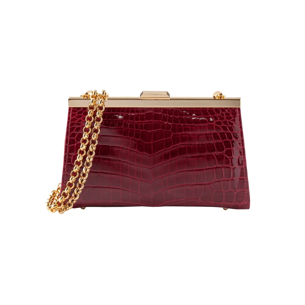 LIN8 The Classic JLM Clutch in Dark Red