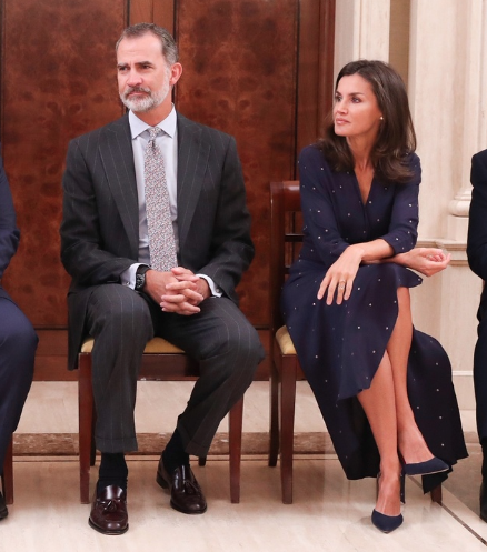 King Felipe and Queen Letizia host two audiences
