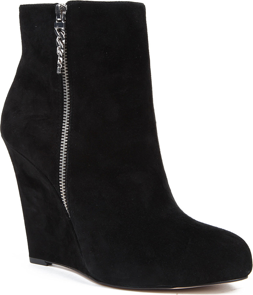 Carvela Wedge Ankle Boots in Black UFO No More