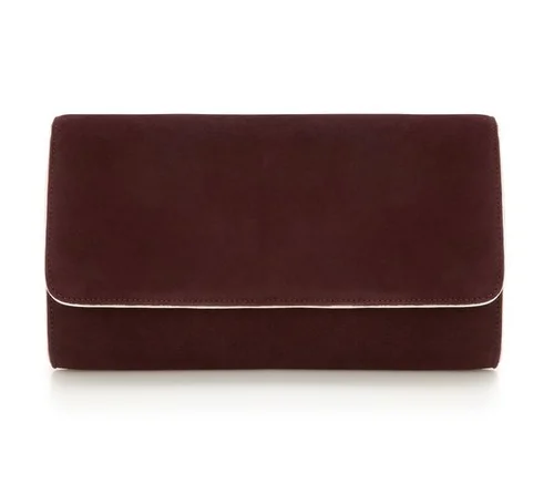 Black Emmy Crystal Trim Clutch main image 1