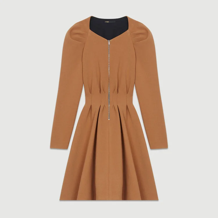 Maje Rangia Dress in Camel