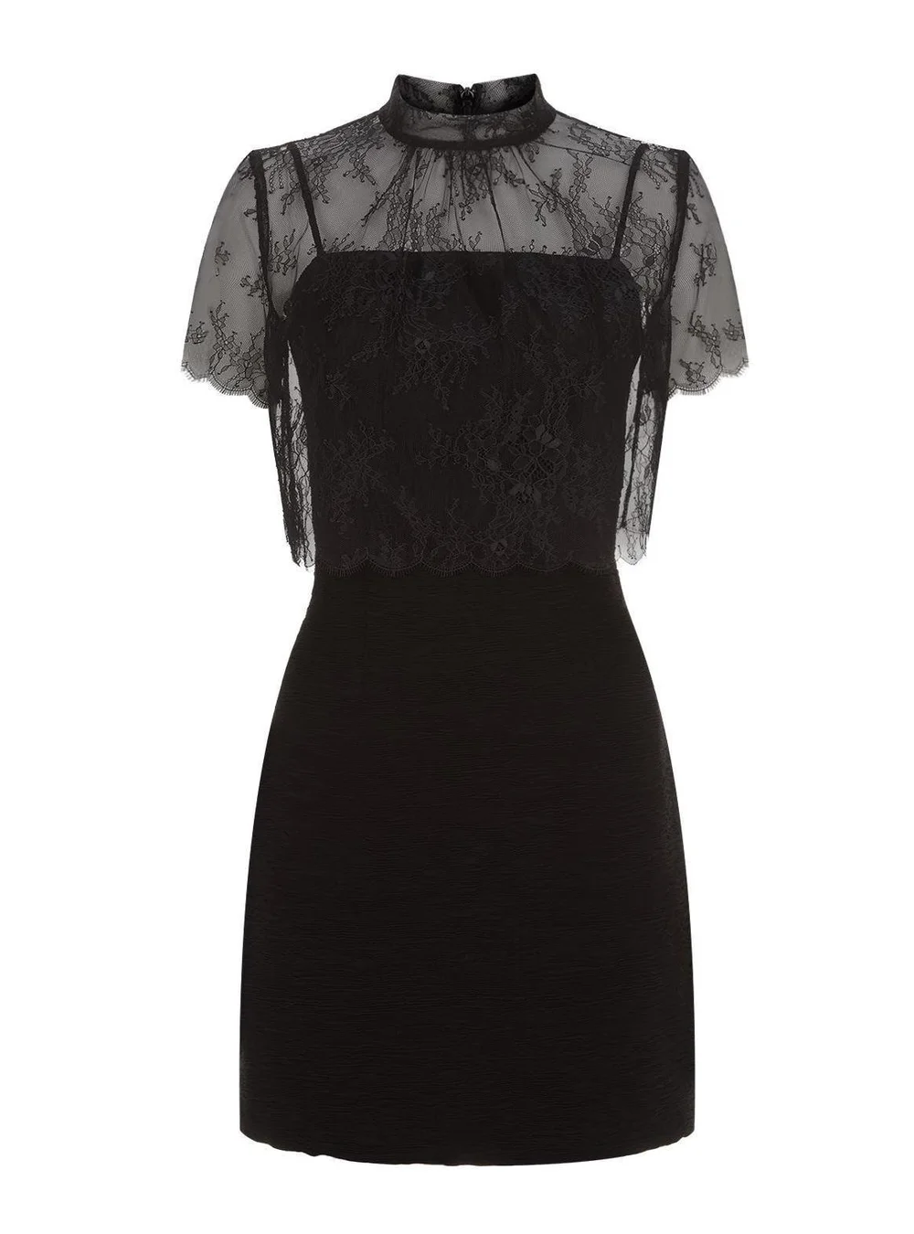 Sandro Doma Lace Dress in Black — UFO No More