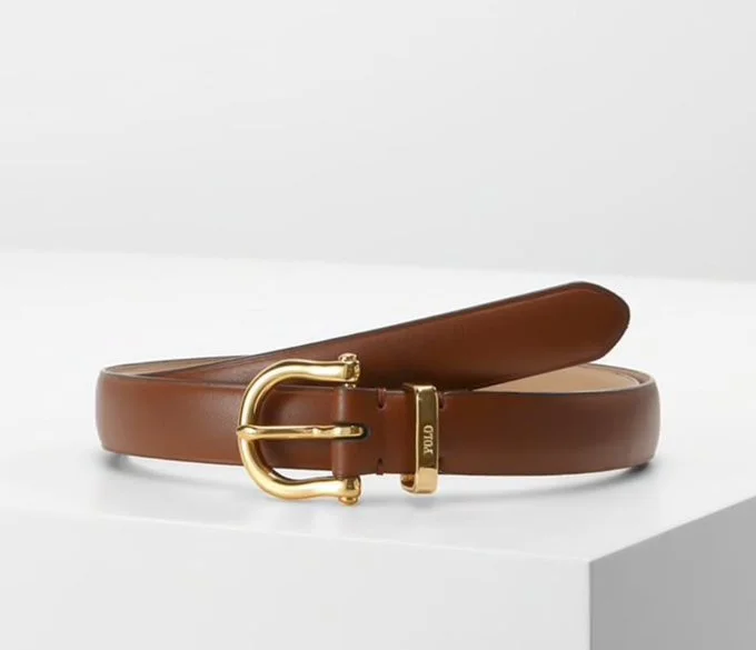 Polo Ralph Lauren Stirrup Belt in Saddle