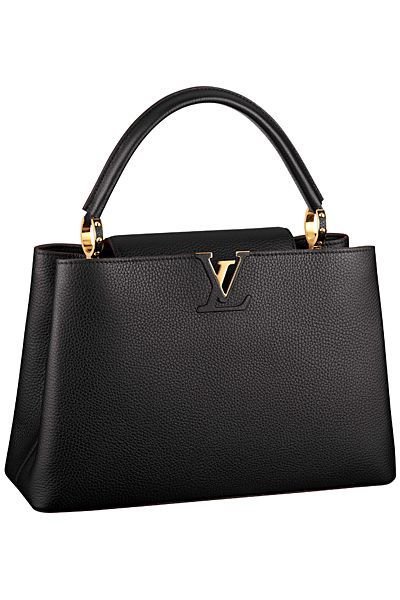 Lv black leather handbag cheap