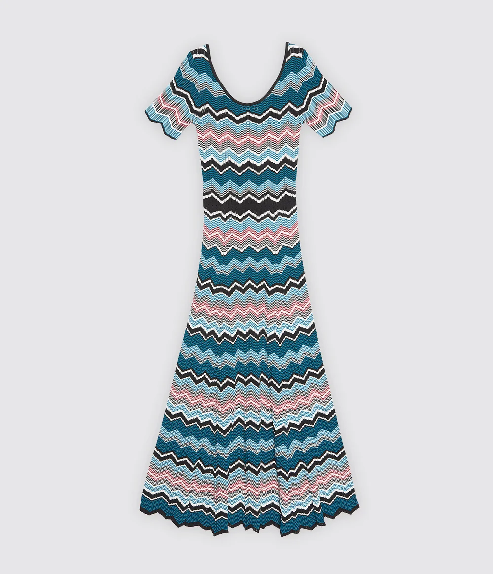 chinese dress ladies SANDRO Knit Maxi Dress