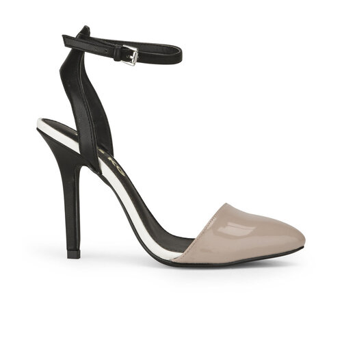 Miss KG Kurt Geiger Alba Heels in Black Nude UFO No More