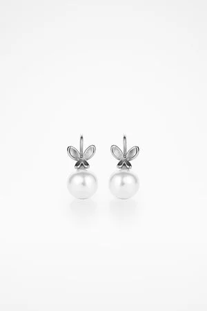 Kreuger Jewellery Amiral Oval Pearl Earrings