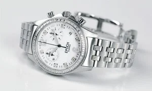 Epoch Lady Chronograph with Diamonds
