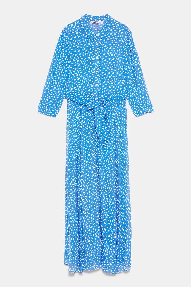 Zara Printed Poplin Dress — UFO No More
