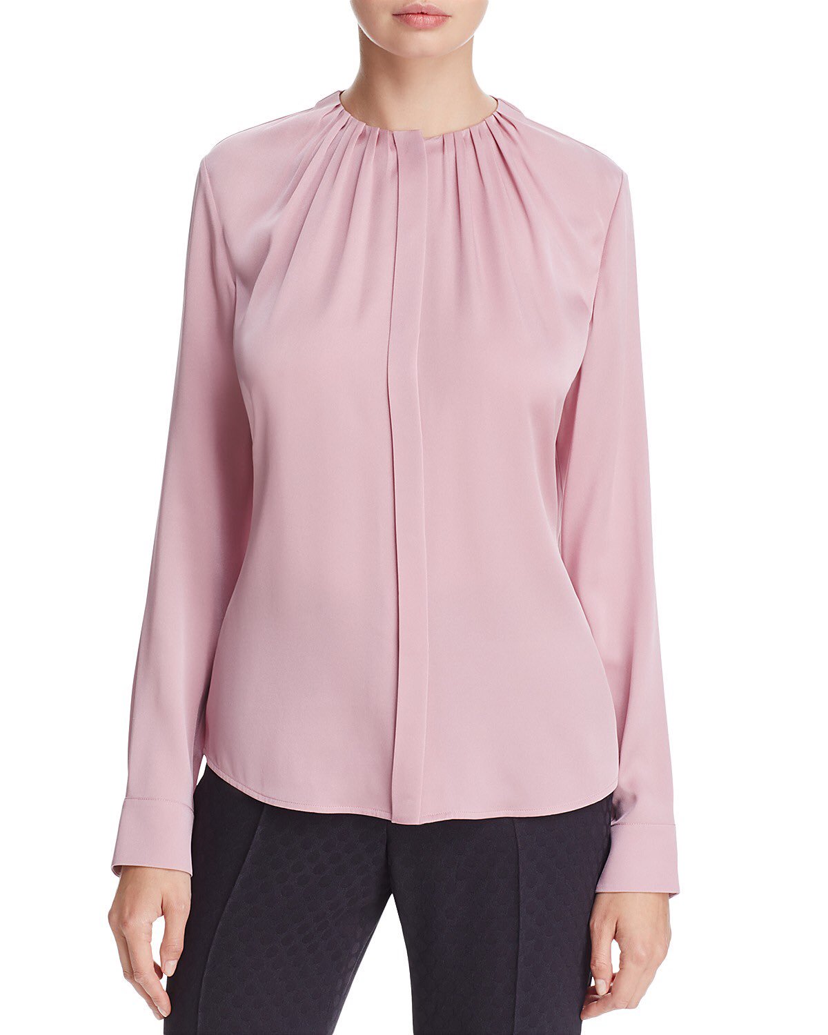 Hugo boss silk clearance blouse