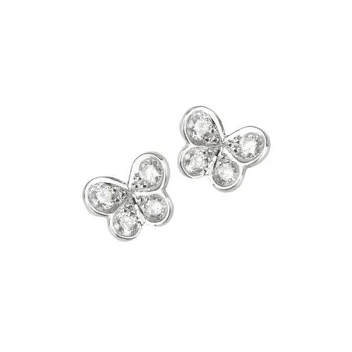 Elena C Mini Butterfly earrings