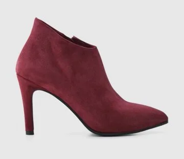 Stinaa.J Linda Ankle Boots in Bordeaux Suede