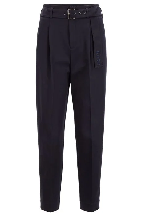 Hugo Boss Safashy1 Trousers in Navy