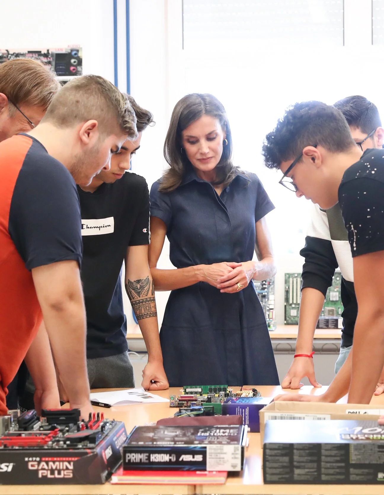 Queen Letizia Opens 2019/2020 Vocational Training Course