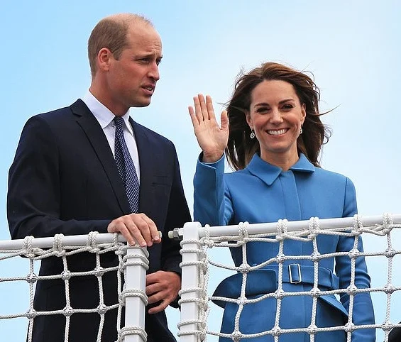 The Duke and Duchess of Cambridge name the The RSS Sir David Attenborough