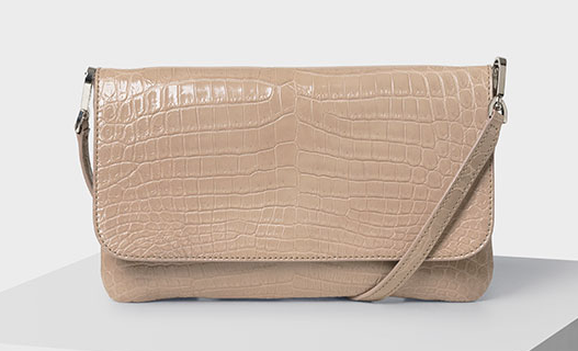 1602 Konvo Clutch in Nude Croco