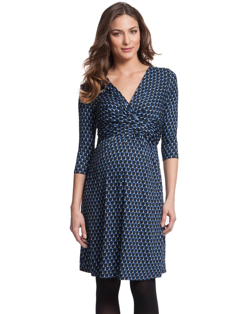 Seraphine Bubble Print Maternity Dress