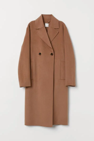 H&M Coat in Camel Cashmere