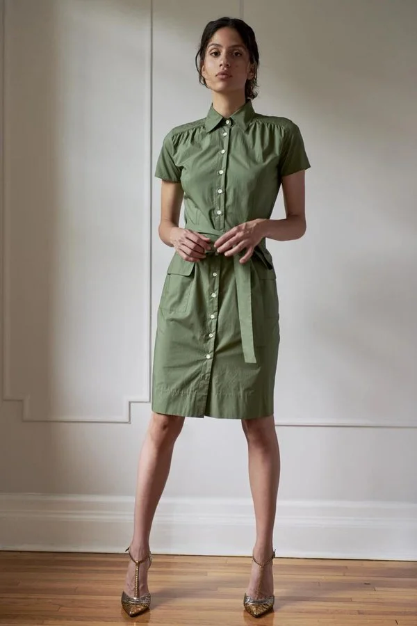 ROOM 502 Stéphanie Dress in Khaki