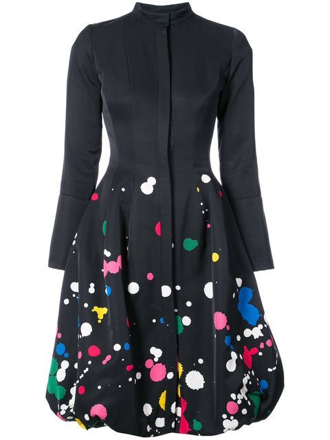 Oscar de la Renta Paint Splatter Shirtdress.jpg