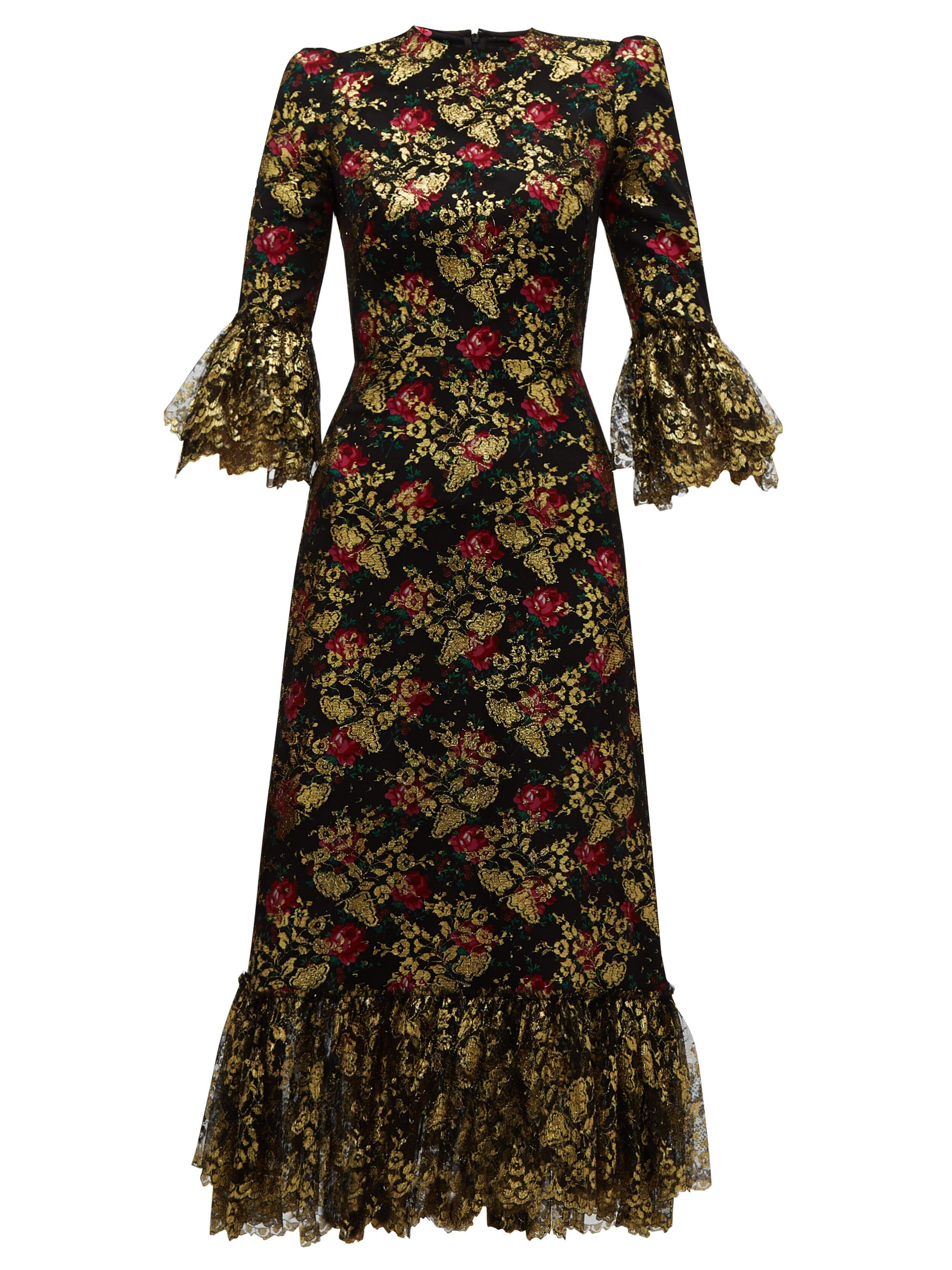 The Vampire's Wife The Wild Rose ruffled fil-coupé midi dress.jpg