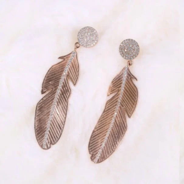 Kreuger Jewellery Summer Feather Earrings