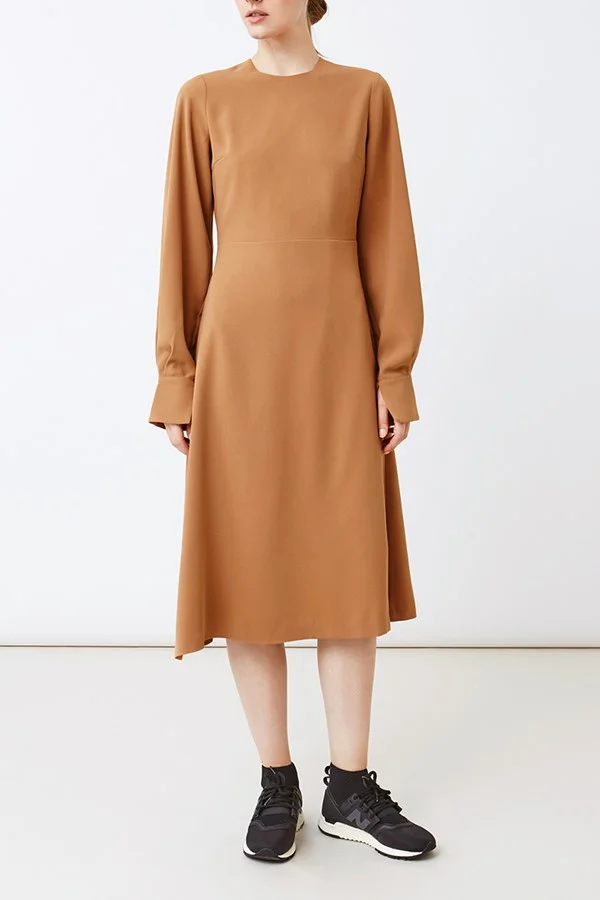 StyleIn Banks Dress in Camel